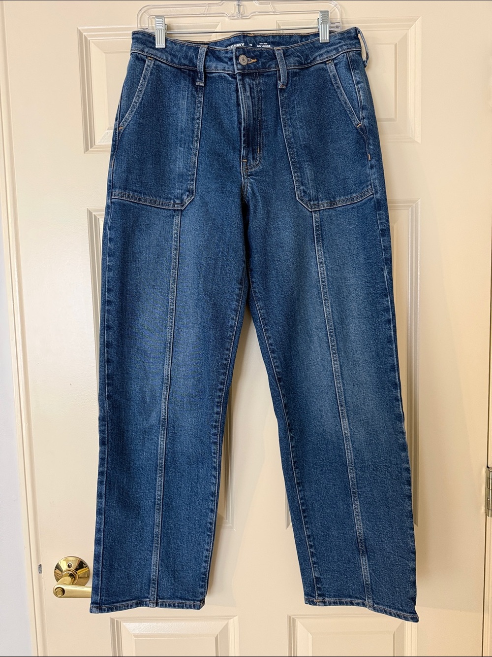 Women’s Blue loose-Leg Jeans